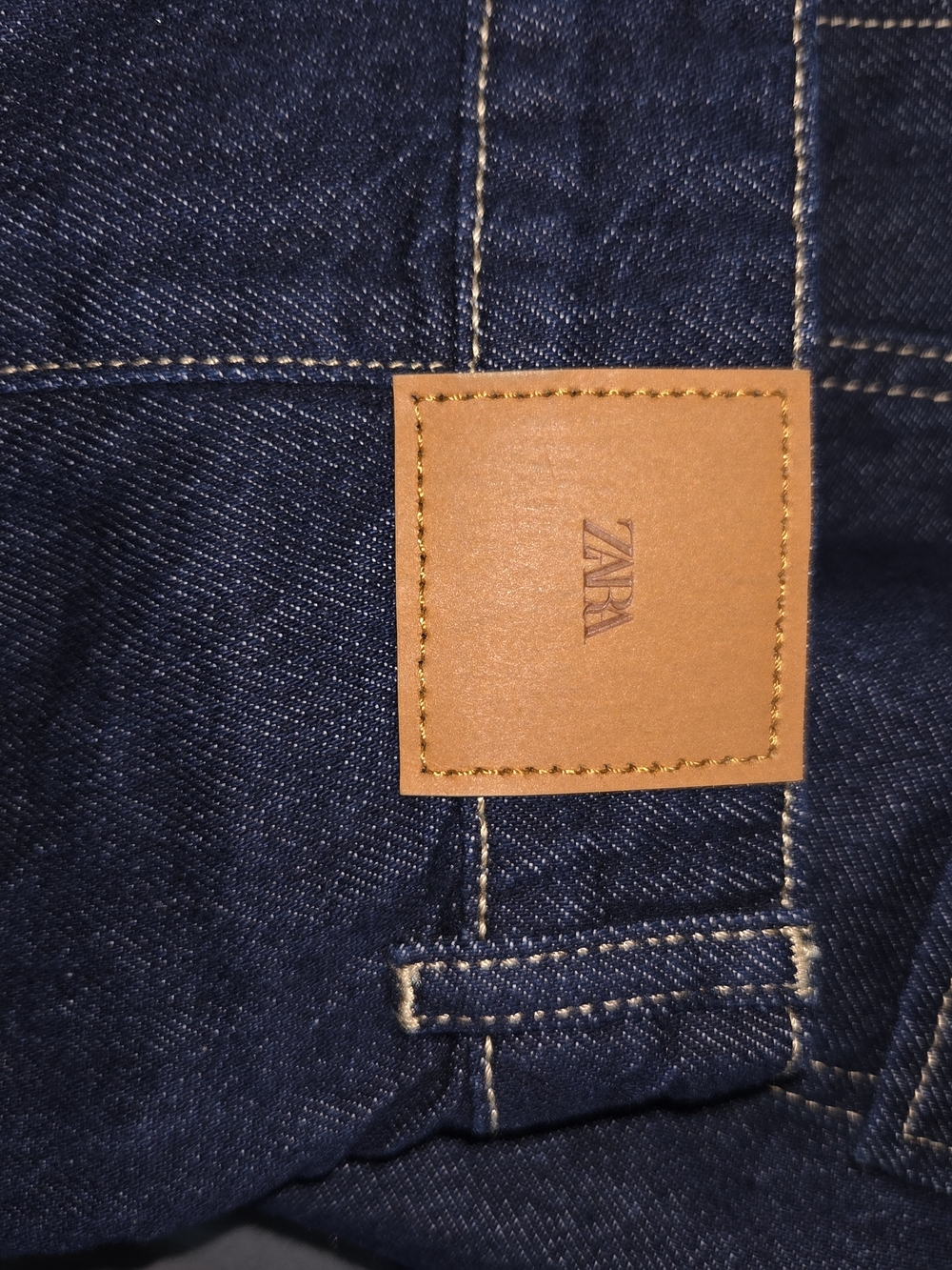 Zara Dark Blue Denim Jacket and Skirt Set - Picture 11 of 16